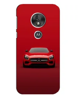 Чохол для Motorola MOTO G7 Play з картинкою «Червоний Mercedes AMG»