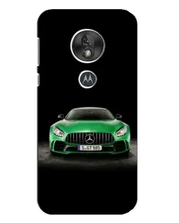 Чохол для Motorola MOTO G7 Play з картинкою «Mercedes — неоновий лого»