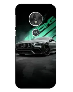 Чохол для Motorola MOTO G7 Play з картинкою «Темний Mercedes AMG»