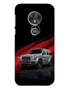 Чохол для Motorola MOTO G7 Play з картинкою «Mercedes G-Class червоний»