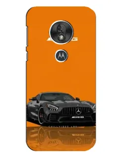 Чохол для Motorola MOTO G7 Play з картинкою «Помаранчевий Mercedes AMG»