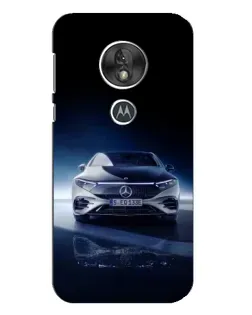 Чохол для Motorola MOTO G7 Play з картинкою «Нічний Mercedes EQ»