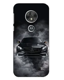 Чохол для Motorola MOTO G7 Play з картинкою «Mercedes у диму»