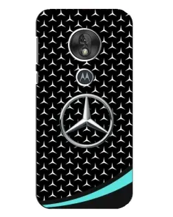 Чохол для Motorola MOTO G7 Play з картинкою «Mercedes — бірюзовий акцент»