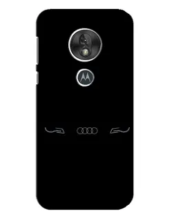 Чехол для Motorola MOTO G7 Play с картинкой «Audi — световой подпись»