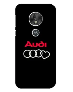 Чехол для Motorola MOTO G7 Play с картинкой «Логотип Audi Heart»