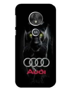 Чохол для Motorola MOTO G7 Play з картинкою «Пантера та Audi»