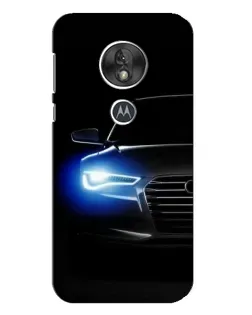 Чохол для Motorola MOTO G7 Play з картинкою «Неоновий погляд Audi»
