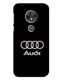 Чохол для Motorola MOTO G7 Play з картинкою «Audi — золотий логотип»