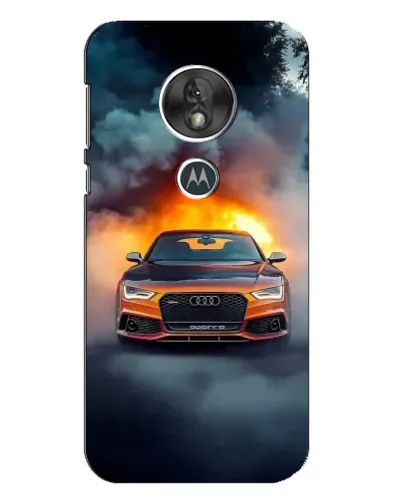 Чохол для Motorola MOTO G7 Play з картинкою «Audi у вогняному диму» Чохол для Motorola MOTO G7 Play з картинкою «Audi у вогняному диму»