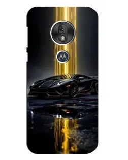 Чехол для Motorola MOTO G7 Play с картинкой «Ночной Lamborghini драйв»