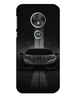 Чехол для Motorola MOTO G7 Play с картинкой «Lamborghini симметрия дорог»