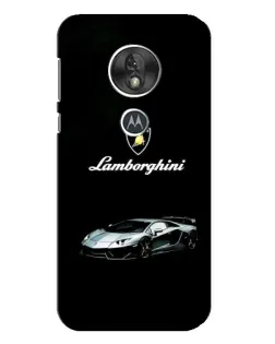 Чехол для Motorola MOTO G7 Play с картинкой «Логотип Lamborghini классика»