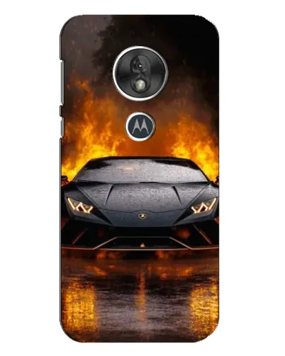 Чехол для Motorola MOTO G7 Play с картинкой «Lamborghini в огне» Чехол для Motorola MOTO G7 Play с картинкой «Lamborghini в огне»