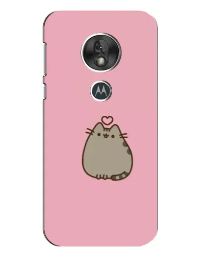 Чехол для Motorola MOTO G7 Play с картинкой «Pusheen сердце»
