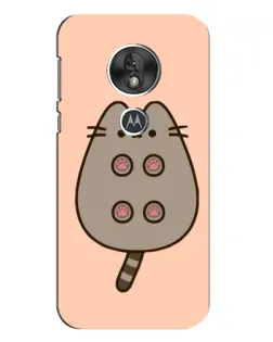Чехол для Motorola MOTO G7 Play с картинкой «Пушин пузиком кверху»