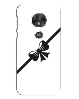 Чехол для Motorola MOTO G7 Play с картинкой «Диагональный бант»