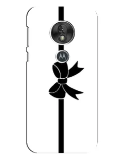 Чехол для Motorola MOTO G7 Play с картинкой «Вертикальный бант»