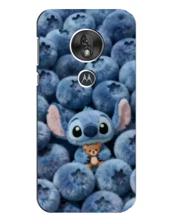 Чехол для Motorola MOTO G7 Play с картинкой «Стич и голубика» Чехол для Motorola MOTO G7 Play с картинкой «Стич и голубика»