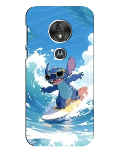 Чехол для Motorola MOTO G7 Play с картинкой «Стич на волне» Чехол для Motorola MOTO G7 Play с картинкой «Стич на волне»