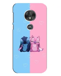 Чехол для Motorola MOTO G7 Play с картинкой «Stitch и Angel Love» Чехол для Motorola MOTO G7 Play с картинкой «Stitch и Angel Love»