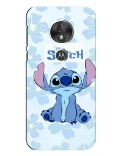 Чехол для Motorola MOTO G7 Play с картинкой «Stitch среди цветов» Чехол для Motorola MOTO G7 Play с картинкой «Stitch среди цветов»