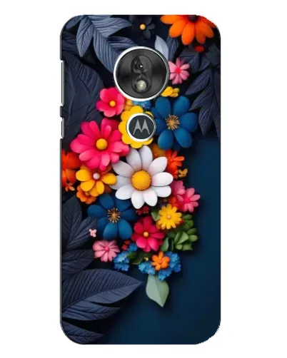 Чехол для Motorola MOTO G7 Play с картинкой «Цветочная феерия»
