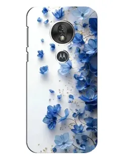 Чехол для Motorola MOTO G7 Play с картинкой «Голубой цветочный каскад» Чехол для Motorola MOTO G7 Play с картинкой «Голубой цветочный каскад»