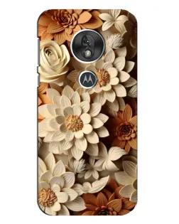 Чехол для Motorola MOTO G7 Play с картинкой «Бежевый флористический декор» Чехол для Motorola MOTO G7 Play с картинкой «Бежевый флористический декор»