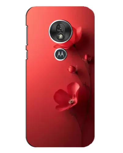 Чехол для Motorola MOTO G7 Play с картинкой «Маковые соцветия»