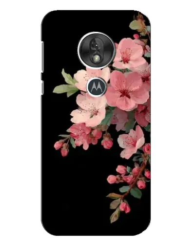 Чехол для Motorola MOTO G7 Play с картинкой «Розовая ветка сакуры»