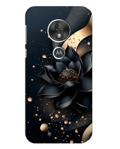 Чехол для Motorola MOTO G7 Play с картинкой «Черный лотос»