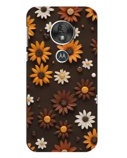 Чехол для Motorola MOTO G7 Play с картинкой «Узор из маленьких подсолнухов» Чехол для Motorola MOTO G7 Play с картинкой «Узор из маленьких подсолнухов»