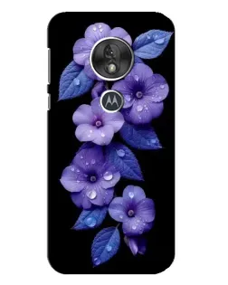 Чехол для Motorola MOTO G7 Play с картинкой «Фиолетовые цветы с росою» Чехол для Motorola MOTO G7 Play с картинкой «Фиолетовые цветы с росою»