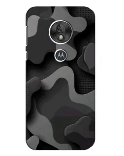 Чехол для Motorola MOTO G7 Play с картинкой «Темный абстрактный камуфляж»