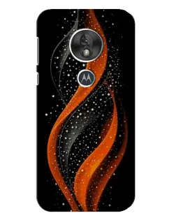 Чехол для Motorola MOTO G7 Play с картинкой «Огненная звездная волна»