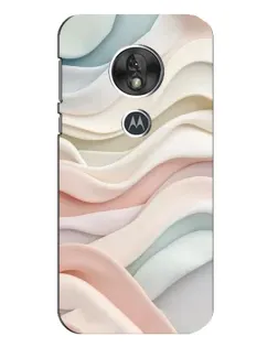 Чехол для Motorola MOTO G7 Play с картинкой «Пастельные нежные волны»