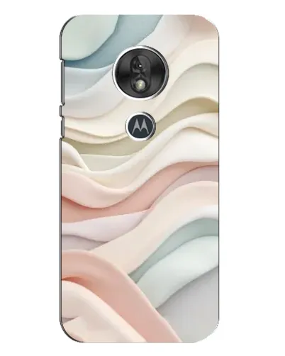 Чехол для Motorola MOTO G7 Play с картинкой «Пастельные нежные волны»
