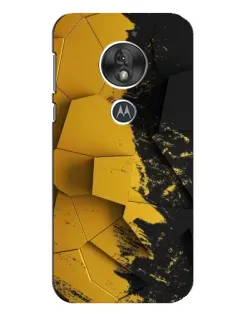 Чехол для Motorola MOTO G7 Play с картинкой «Золотые осколки геометрии»
