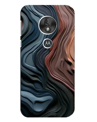 Чехол для Motorola MOTO G7 Play с картинкой «Цветные волны каньона»