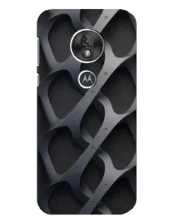 Чехол для Motorola MOTO G7 Play с картинкой «Объемное серое плетение»