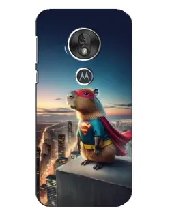 Чехол для Motorola MOTO G7 Play с картинкой «Капи-мен супергерой»