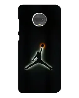 Чехол для Motorola MOTO G7 Plus с картинкой «Jordan Gradient Logo»