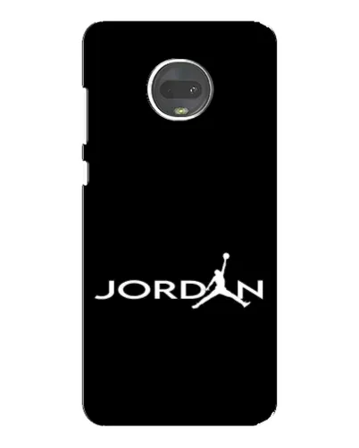 Чехол для Motorola MOTO G7 Plus с картинкой «Jordan White Logo»