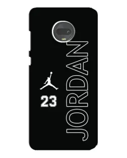 Чехол для Motorola MOTO G7 Plus с картинкой «Jordan Vertical»