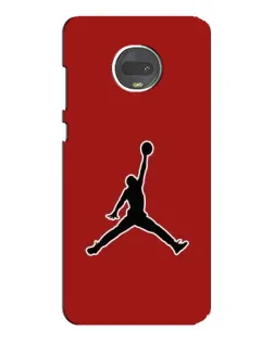 Чехол для Motorola MOTO G7 Plus с картинкой «Jordan Red Back»