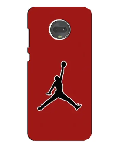 Чехол для Motorola MOTO G7 Plus с картинкой «Jordan Red Back»