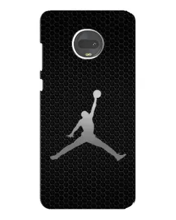 Чехол для Motorola MOTO G7 Plus с картинкой «Jordan Dark Carbon»