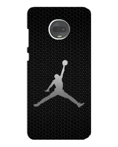 Чехол для Motorola MOTO G7 Plus с картинкой «Jordan Dark Carbon»