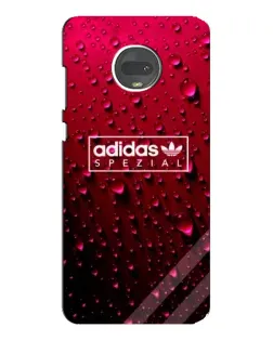 Чехол для Motorola MOTO G7 Plus с картинкой «Adidas Gold Marble»